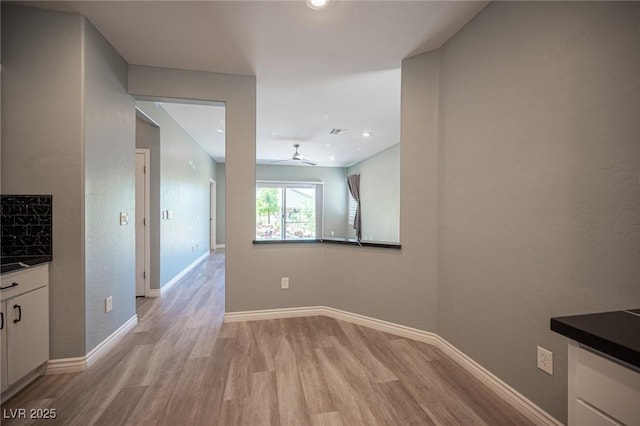 2545 Divine Sky Dr, Henderson, NV 89044 - hall featuring light wood-style floors and recessed lighting