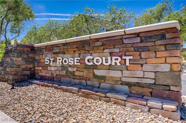 10062 Aspen Rose St Unit 103, Las Vegas, NV 89183 - view of community sign