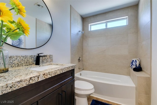 9800 Rosamond Dr, Las Vegas, NV 89134 - full bath with vanity and shower / bathtub combination