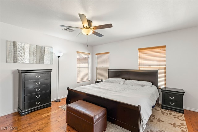 10253 Martinsburg Ct, Las Vegas, NV 89183 - bedroom featuring hardwood / wood-style flooring and ceiling fan