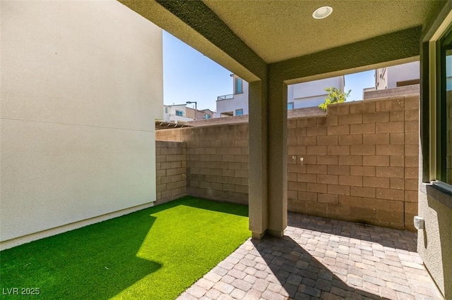 649 Tranquil Jade St, Las Vegas, NV 89138 - view of yard featuring a patio area