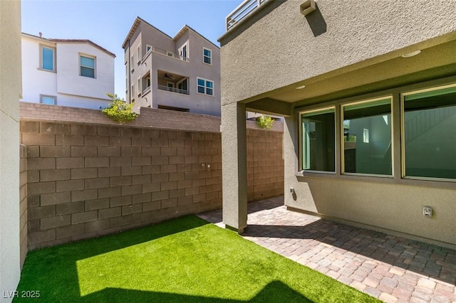 649 Tranquil Jade St, Las Vegas, NV 89138 - view of yard featuring a patio area