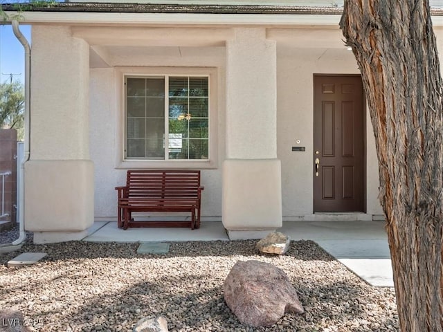 4905 Apache Valley Ave, Las Vegas, NV 89131 - property entrance featuring stucco siding