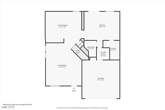 4905 Apache Valley Ave, Las Vegas, NV 89131 - view of home floor plan