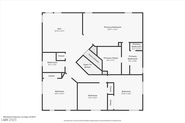 4905 Apache Valley Ave, Las Vegas, NV 89131 - view of home floor plan