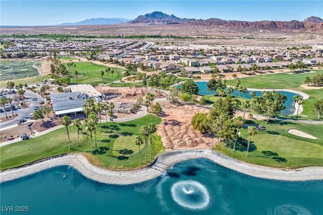 280 Via Del Duomo, Henderson, NV 89011 - aerial perspective of suburban area with a golf club and a water and mountain view