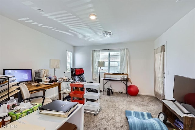 12282 Azure Gate Rd Unit 4, Las Vegas, NV 89183 - office area with carpet floors and baseboards