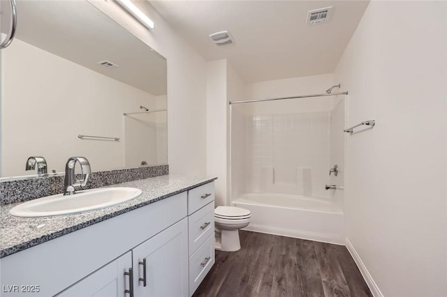 12282 Azure Gate Rd Unit 4, Las Vegas, NV 89183 - full bath featuring vanity, wood finished floors, and  shower combination