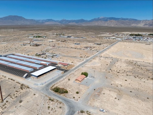 2530 Commercial Dr, Pahrump, NV 89048 - bird's eye view of a mountainous background