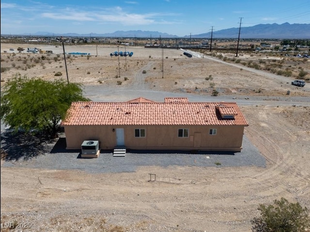 2530 Commercial Dr, Pahrump, NV 89048 - overview of rural landscape featuring a mountainous background