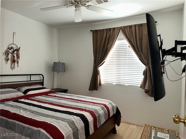 213 Luninborg St, Henderson, NV 89074 - bedroom featuring wood finished floors and a ceiling fan