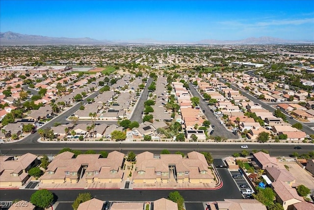 6868 Sky Pointe Dr Unit 2035, Las Vegas, NV 89131 - aerial overview of property's location with mountains and nearby suburban area