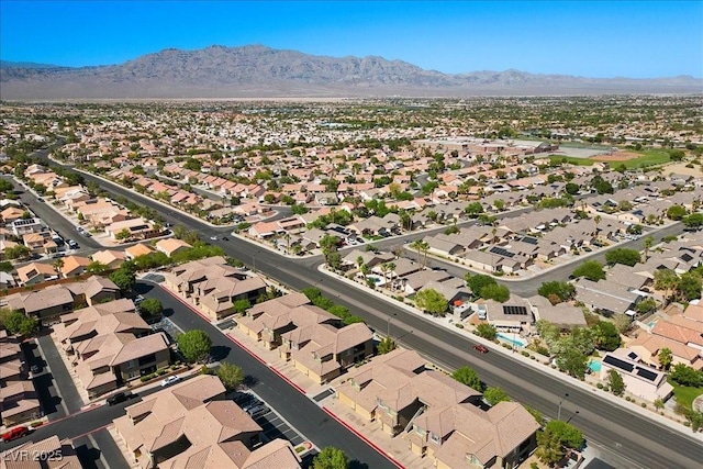 6868 Sky Pointe Dr Unit 2035, Las Vegas, NV 89131 - aerial view of residential area featuring a mountain backdrop