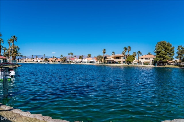 3151 Soaring Gulls Dr Unit 1021, Las Vegas, NV 89128 - water view with nearby suburban area and a mountainous background