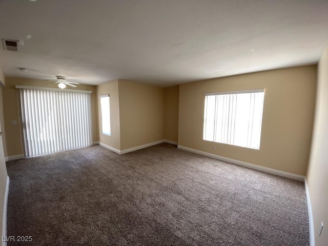 6800 E Lake Mead Blvd Unit 2024, Las Vegas, NV 89156 - carpeted empty room featuring a ceiling fan and baseboards