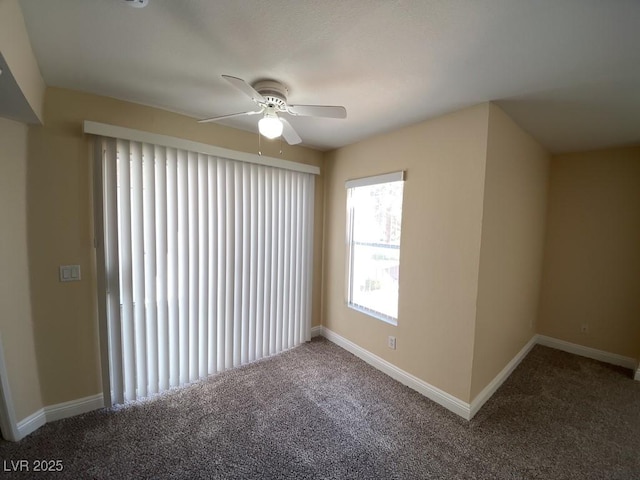 6800 E Lake Mead Blvd Unit 2024, Las Vegas, NV 89156 - spare room with a ceiling fan and carpet floors