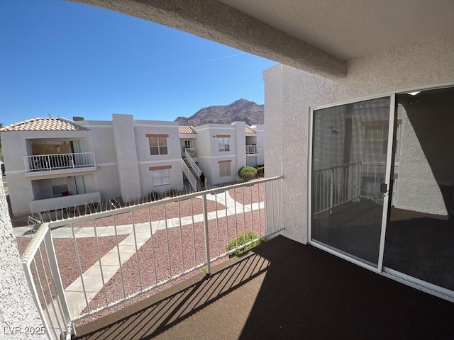 6800 E Lake Mead Blvd Unit 2024, Las Vegas, NV 89156 - balcony featuring a mountain view