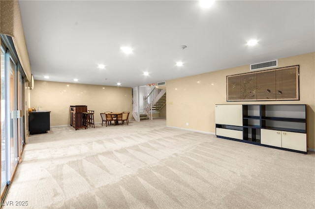 226 Dalmatian Ln, Las Vegas, NV 89107 - basement featuring stairway, recessed lighting, and carpet
