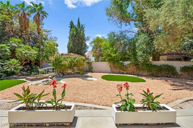 226 Dalmatian Ln, Las Vegas, NV 89107 - fenced backyard with a vegetable garden