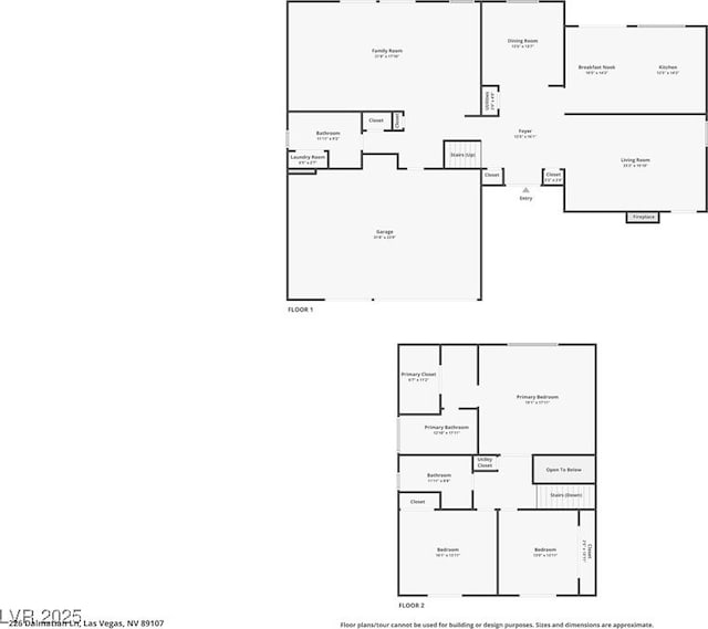 226 Dalmatian Ln, Las Vegas, NV 89107 - view of floor plan / room layout