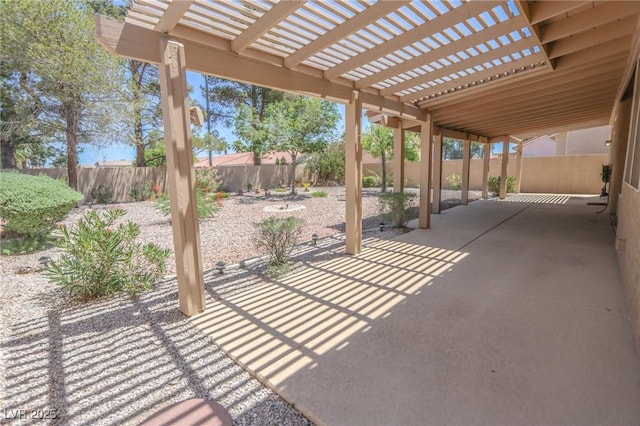 1174 Monogram Way, Las Vegas, NV 89123 - fenced backyard with a pergola and a patio area