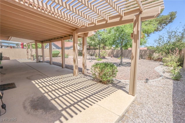 1174 Monogram Way, Las Vegas, NV 89123 - fenced backyard featuring a patio area and a pergola