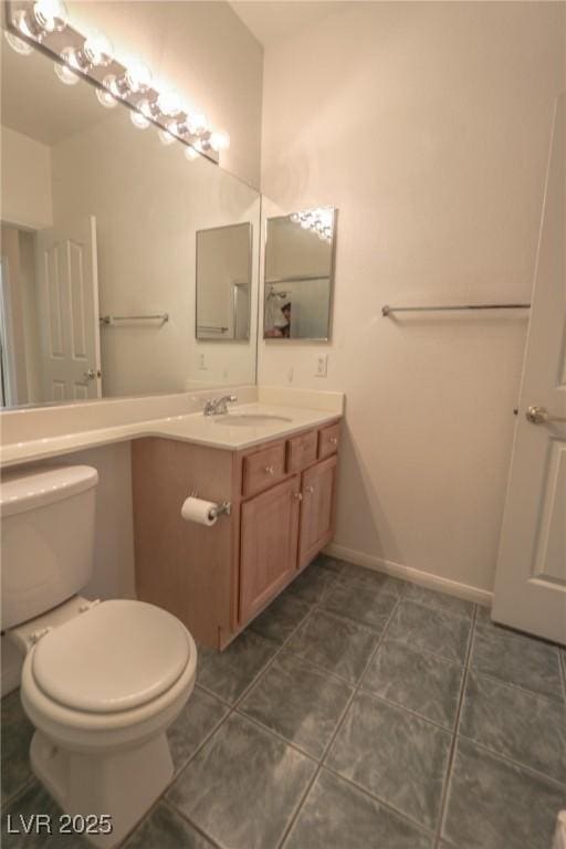 1174 Monogram Way, Las Vegas, NV 89123 - half bathroom with vanity and tile patterned flooring
