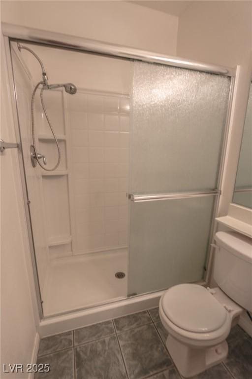 1174 Monogram Way, Las Vegas, NV 89123 - bathroom with a shower stall and tile patterned flooring