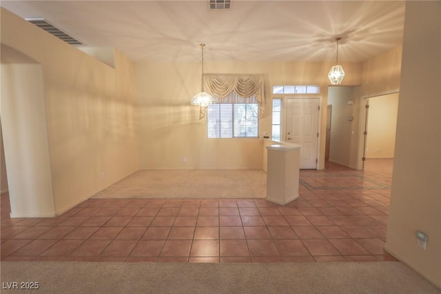1174 Monogram Way, Las Vegas, NV 89123 - foyer featuring light colored carpet and light tile patterned flooring
