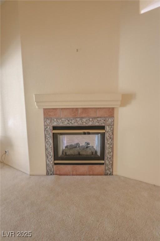 1174 Monogram Way, Las Vegas, NV 89123 - detailed view of a fireplace and carpet flooring