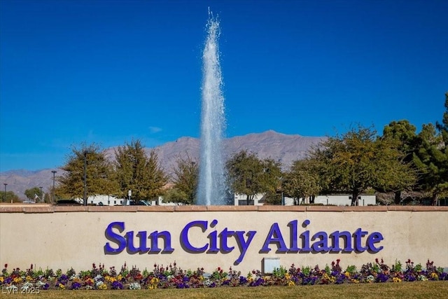 2117 Bay Thrush Way N, Las Vegas, NV 89084 - community sign featuring a mountain view