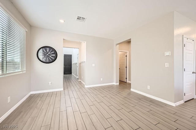 5606 Verde Valley Ct, North Las Vegas, NV 89081 - unfurnished room with light wood-style flooring and recessed lighting