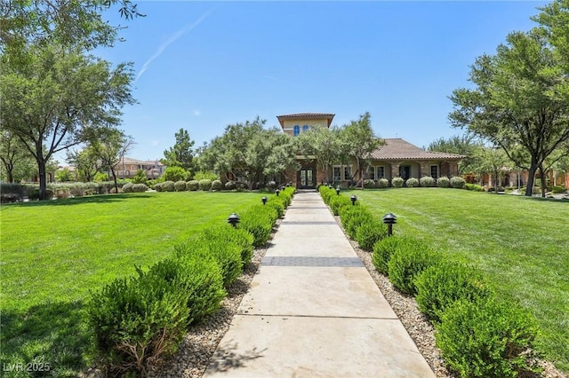 1922 Via Delle Arti, Henderson, NV 89044 - view of home's community featuring a lawn