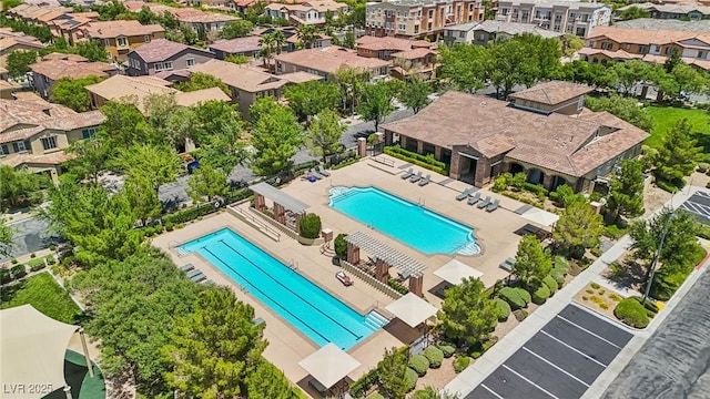 1922 Via Delle Arti, Henderson, NV 89044 - drone / aerial view of a pool