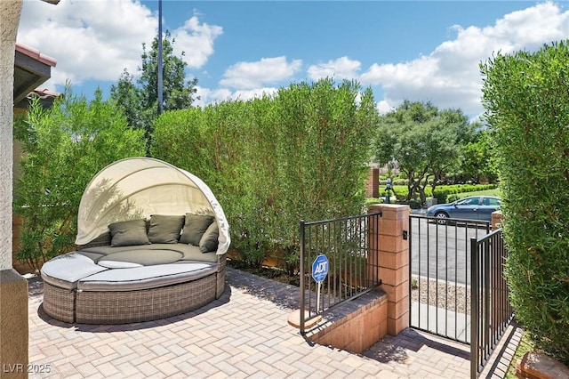 1922 Via Delle Arti, Henderson, NV 89044 - view of patio featuring outdoor lounge area