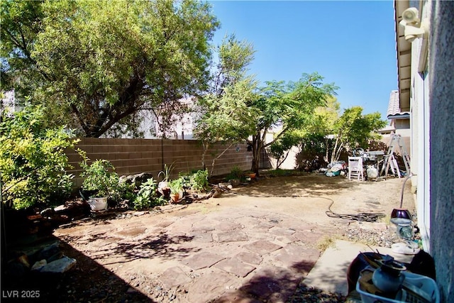 6131 Pumpkin Patch Ave, Las Vegas, NV 89142 - fenced backyard featuring a patio