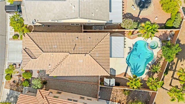 11649 Royal Derwent Dr, Las Vegas, NV 89138 - aerial view of a pool