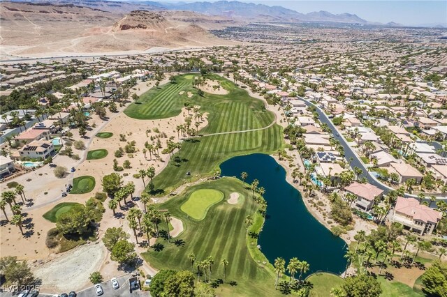 151 Duckhook Ave, Las Vegas, NV 89148 - aerial view of property's location with a water and mountain view and nearby suburban area