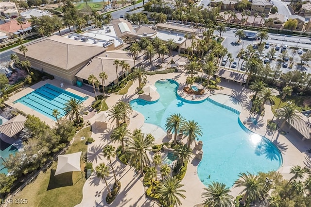 151 Duckhook Ave, Las Vegas, NV 89148 - aerial view of a pool area