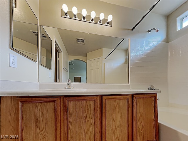2132 Tierra Del Verde St, Las Vegas, NV 89156 - full bath with bathtub / shower combination and vanity
