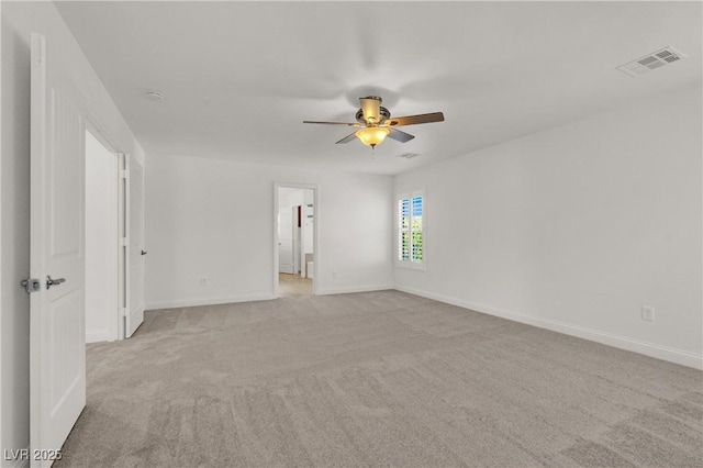 4036 W Bird Man Ln, North Las Vegas, NV 89084 - empty room featuring light carpet and a ceiling fan