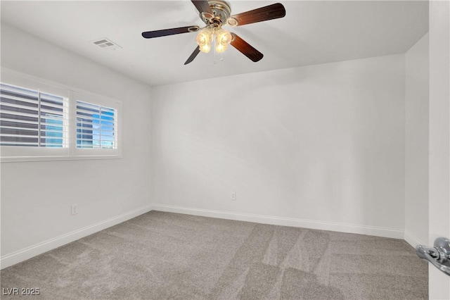 4036 W Bird Man Ln, North Las Vegas, NV 89084 - carpeted empty room featuring a ceiling fan and baseboards
