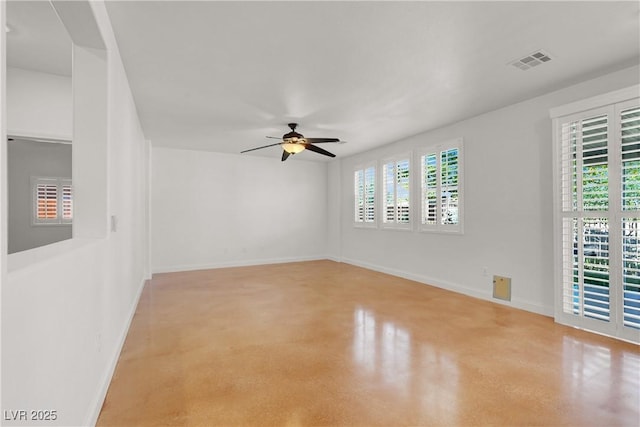 4036 W Bird Man Ln, North Las Vegas, NV 89084 - unfurnished room featuring ceiling fan and baseboards