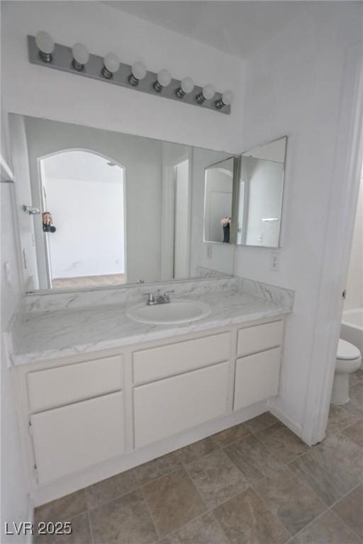 1349 Goldenglow Rd, Las Vegas, NV 89108 - full bathroom with vanity and a bath