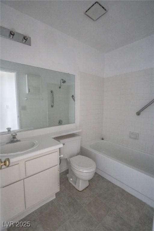 1349 Goldenglow Rd, Las Vegas, NV 89108 - bathroom featuring vanity and  shower combination