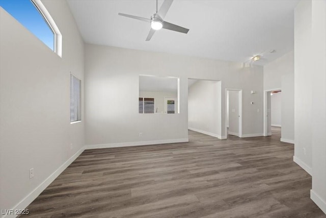 905 Harp Way N, Las Vegas, NV 89032 - unfurnished room featuring a ceiling fan and wood finished floors