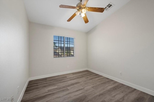 905 Harp Way N, Las Vegas, NV 89032 - unfurnished room featuring wood finished floors and a ceiling fan