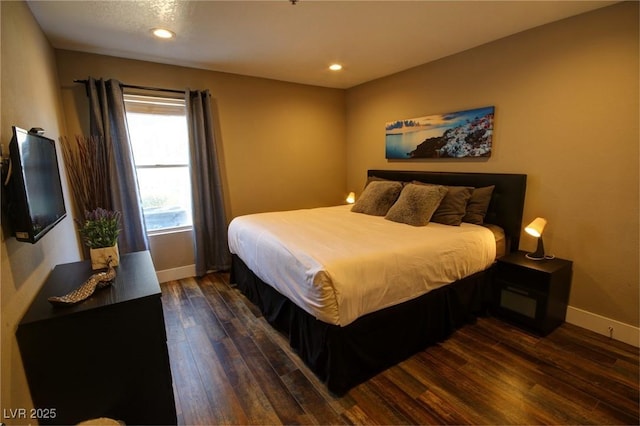 4200 S Valley View Blvd Unit 1035, Las Vegas, NV 89103 - bedroom featuring hardwood / wood-style floors and recessed lighting