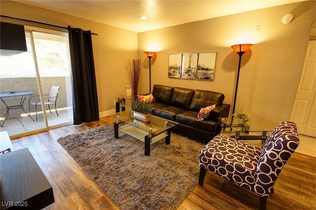 4200 S Valley View Blvd Unit 1035, Las Vegas, NV 89103 - living area with wood finished floors and recessed lighting