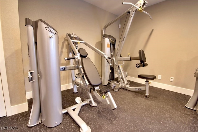 4200 S Valley View Blvd Unit 1035, Las Vegas, NV 89103 - workout room featuring baseboards
